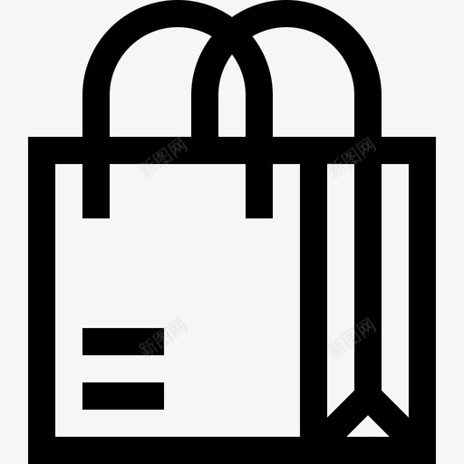 购物袋商场16直列图标svg_新图网 https://ixintu.com 商场 直列 购物袋