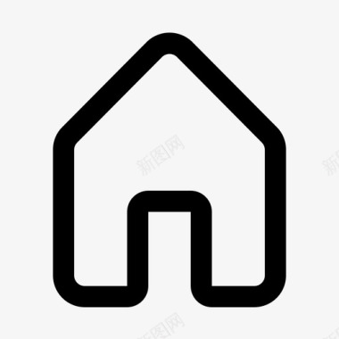 家房产房产线图标图标