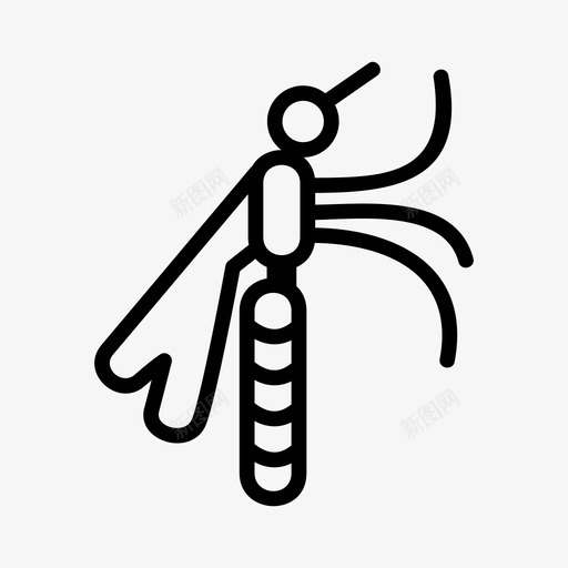 蚊子动物虫子图标svg_新图网 https://ixintu.com 动物 昆虫 疟疾 苍蝇 虫子 蚊子