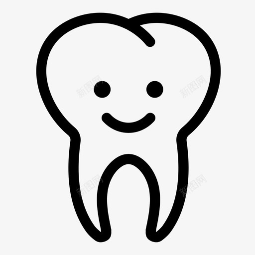 牙齿牙医微笑图标svg_新图网 https://ixintu.com 口腔 微笑 牙医 牙齿