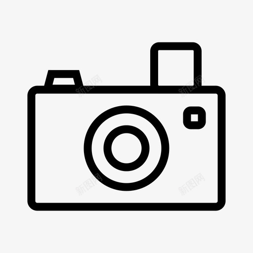 照相机野营设备图标svg_新图网 https://ixintu.com 照片 照相机 设备 野营 镜头