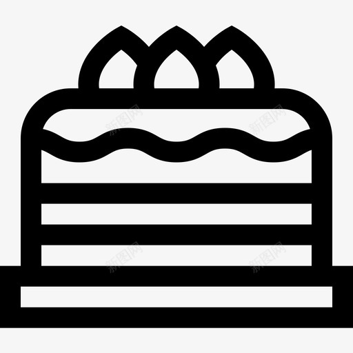 蛋糕86岁生日直系图标svg_新图网 https://ixintu.com 86岁生日 直系 蛋糕