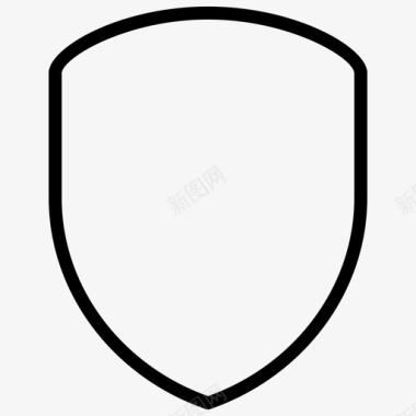 警卫徽章保护图标图标