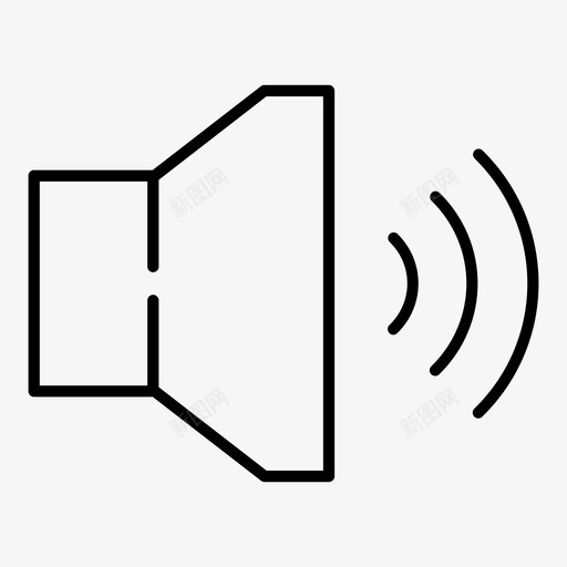 高音量音乐声音图标svg_新图网 https://ixintu.com 声音 媒体控件gapbold 扬声器 音乐 高音量