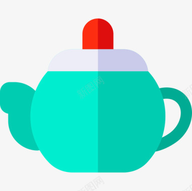 茶壶圣诞食品饮料3平的图标图标