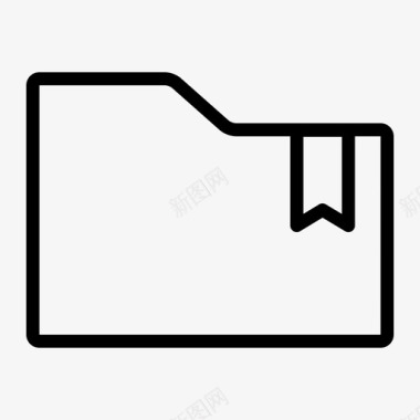 文件夹书签文档文件图标图标