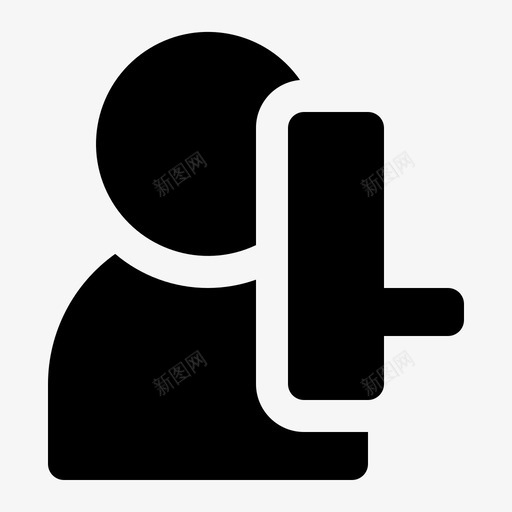 警察化身男人图标svg_新图网 https://ixintu.com 保安 化身 男人 职业 警察