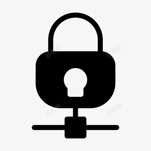 锁共享网络专用图标svg_新图网 https://ixintu.com 48px 专用 互联网 保护 共享 安全线 标志 标志符 符号 网络