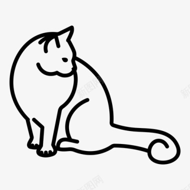 猫动物小猫图标图标
