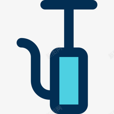 气泵汽车零件6线颜色图标图标