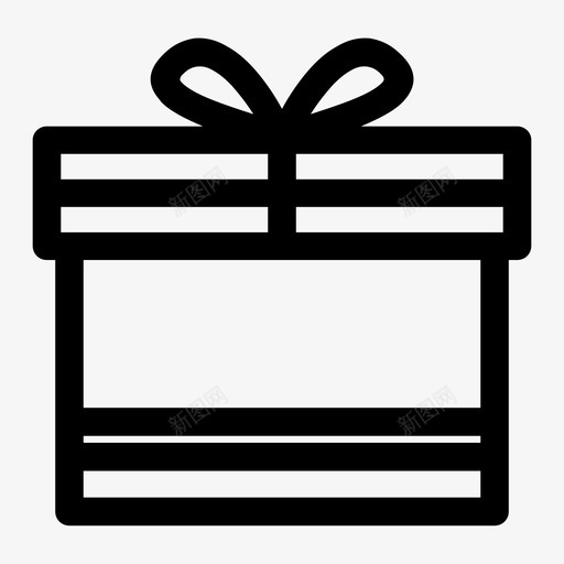 礼物圣诞礼物礼盒图标svg_新图网 https://ixintu.com 包装 圣诞 惊喜 礼物 礼盒