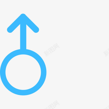 性别男图标