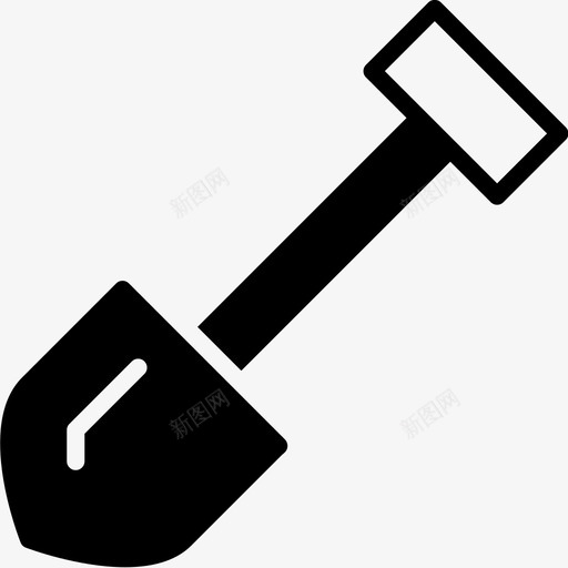 铲野营设备图标svg_新图网 https://ixintu.com 工作 工具 设备 野营 野营和户外雕文 铲