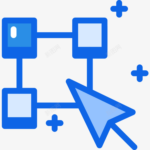 选择ui界面30蓝色图标svg_新图网 https://ixintu.com ui 界面 蓝色 选择