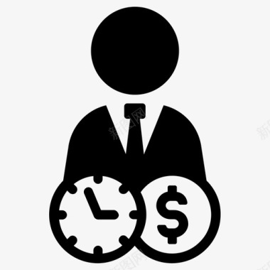 资源金钱办公室图标图标