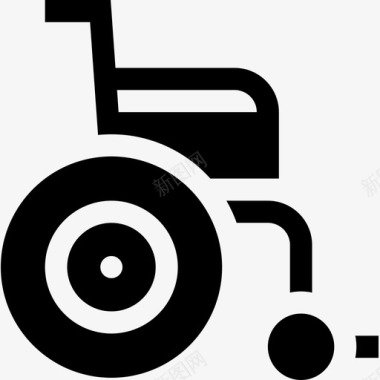 轮椅54号医院已填充图标图标