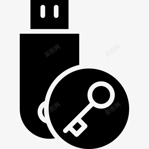 Pendrive网络安全9可靠图标svg_新图网 https://ixintu.com Pendrive 可靠 网络安全