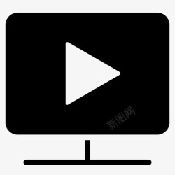实时记录视频播放器计算机实时流媒体图标高清图片