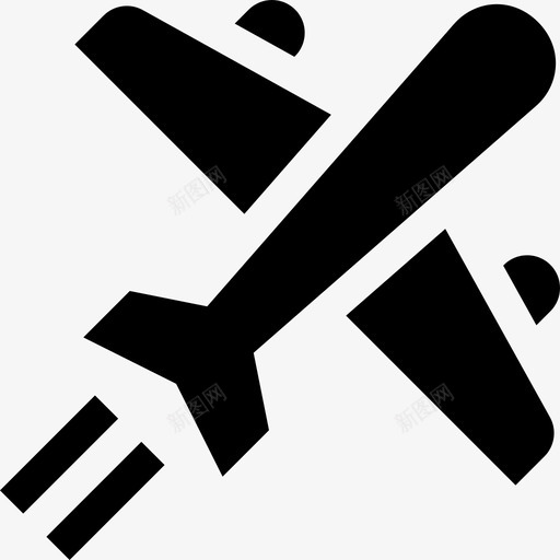 飞机航空27已填充图标svg_新图网 https://ixintu.com 已填充 航空27 飞机