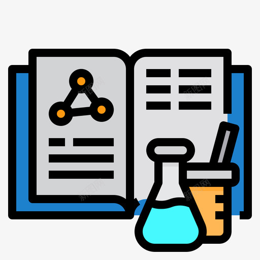 报告化学35线性颜色图标svg_新图网 https://ixintu.com 化学 报告 线性 颜色