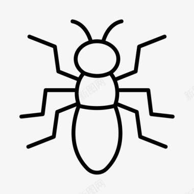 蚂蚁虫子花园图标图标