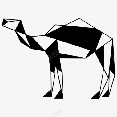 骆驼非洲动物图标图标