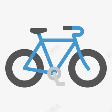自行车27号自行车平车图标图标