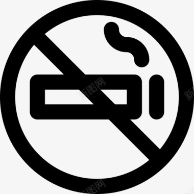 禁止吸烟26号健身房直系图标图标