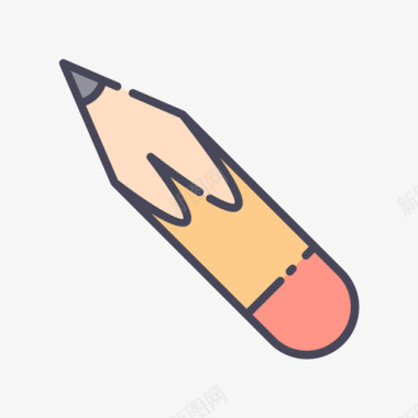 铅笔玩具37线颜色图标图标