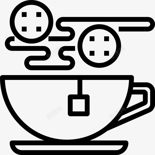 采购产品茶和饼干茶和饼干咖啡图标svg_新图网 https://ixintu.com 咖啡 热 茶和饼干 采购产品茶和饼干 饮料 饮料菜单