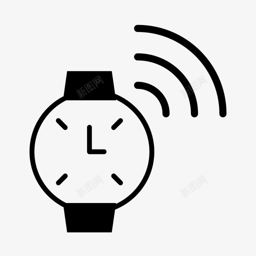 手表配件小时图标svg_新图网 https://ixintu.com 小时 手表 时间 符号 网络营销 配件