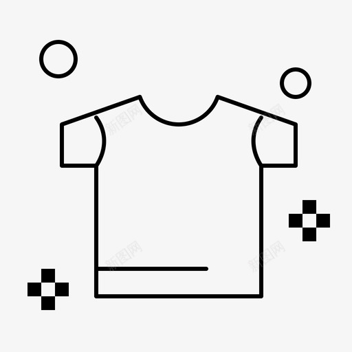 衣服烘干衬衫图标svg_新图网 https://ixintu.com 卫生 常规 烘干 细线 衣服 衬衫