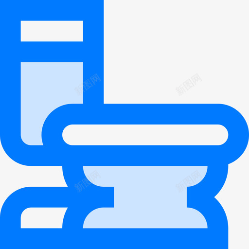卫生间水管工6蓝色图标svg_新图网 https://ixintu.com 卫生间 水管工6 蓝色