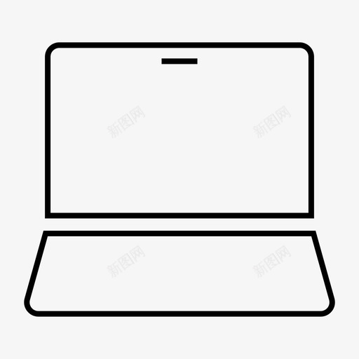 笔记本电脑电脑mac电脑图标svg_新图网 https://ixintu.com mac 技术 电脑 笔记本
