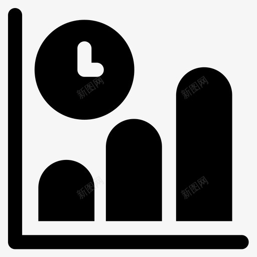 条形图速度表时间4填充图标svg_新图网 https://ixintu.com 填充 度表 时间 条形图 速度