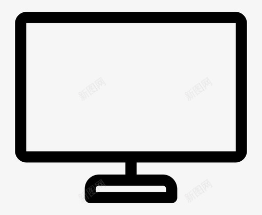 桌面桌面监视器桌面屏幕图标svg_新图网 https://ixintu.com 屏幕 桌面 界面 监视器