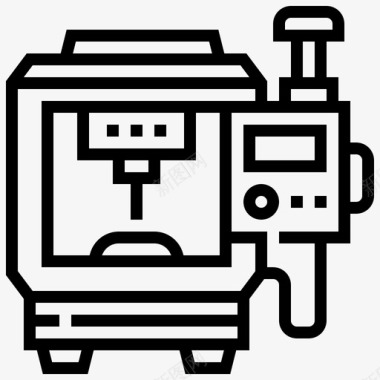 机械工业过程26线性图标图标