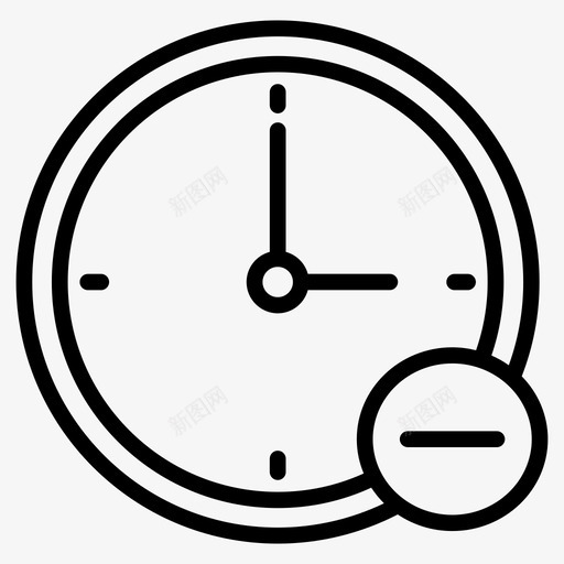 截止日期闹钟时钟图标svg_新图网 https://ixintu.com 图标 截止 截止日 手表 方向 日期 时钟 时间 线图 闹钟
