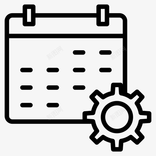 日历设置日期截止日期图标svg_新图网 https://ixintu.com 图标 截止 截止日 方向 日历 日期 线图 设置 首选项