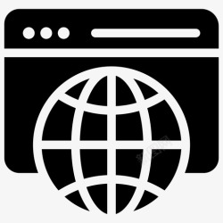 海外交流国际网站全球网站万维网图标高清图片