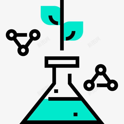 单色化学单色试管图标svg_新图网 https://ixintu.com 化学 单色 试管