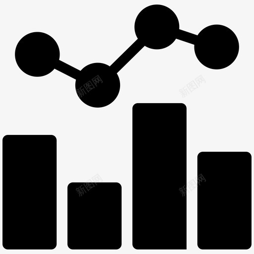 趋势分析业务图增长图图标svg_新图网 https://ixintu.com 业务 分析 势图 增长 字形 投资 现金流 统计 财务 资金 趋势