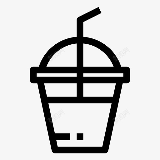 饮料食物冰块图标svg_新图网 https://ixintu.com 冰块 果汁 食品饮料 食物 饮料