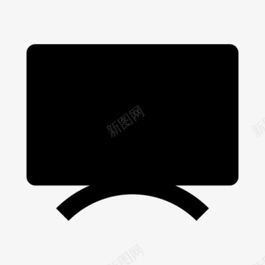 显示器计算机屏幕图标图标