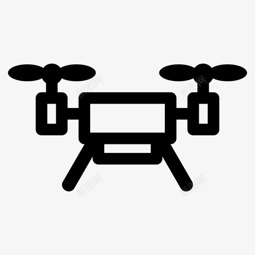 无人机照相机飞行图标svg_新图网 https://ixintu.com 无人机 照相机 绘图 飞行