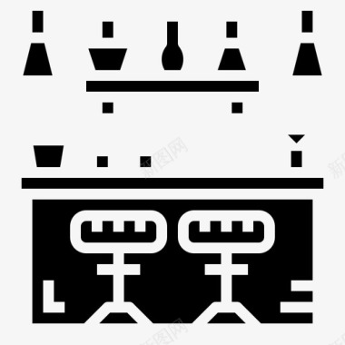 酒吧酒类饮料图标图标