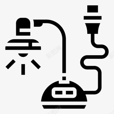 灯计算机技术12字形图标图标