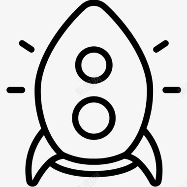 火箭抚养孩子直系图标图标