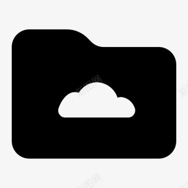 云文件夹服务器文件夹实体图标图标