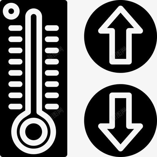 温度智能家居32固态图标svg_新图网 https://ixintu.com 固态 智能家居32 温度